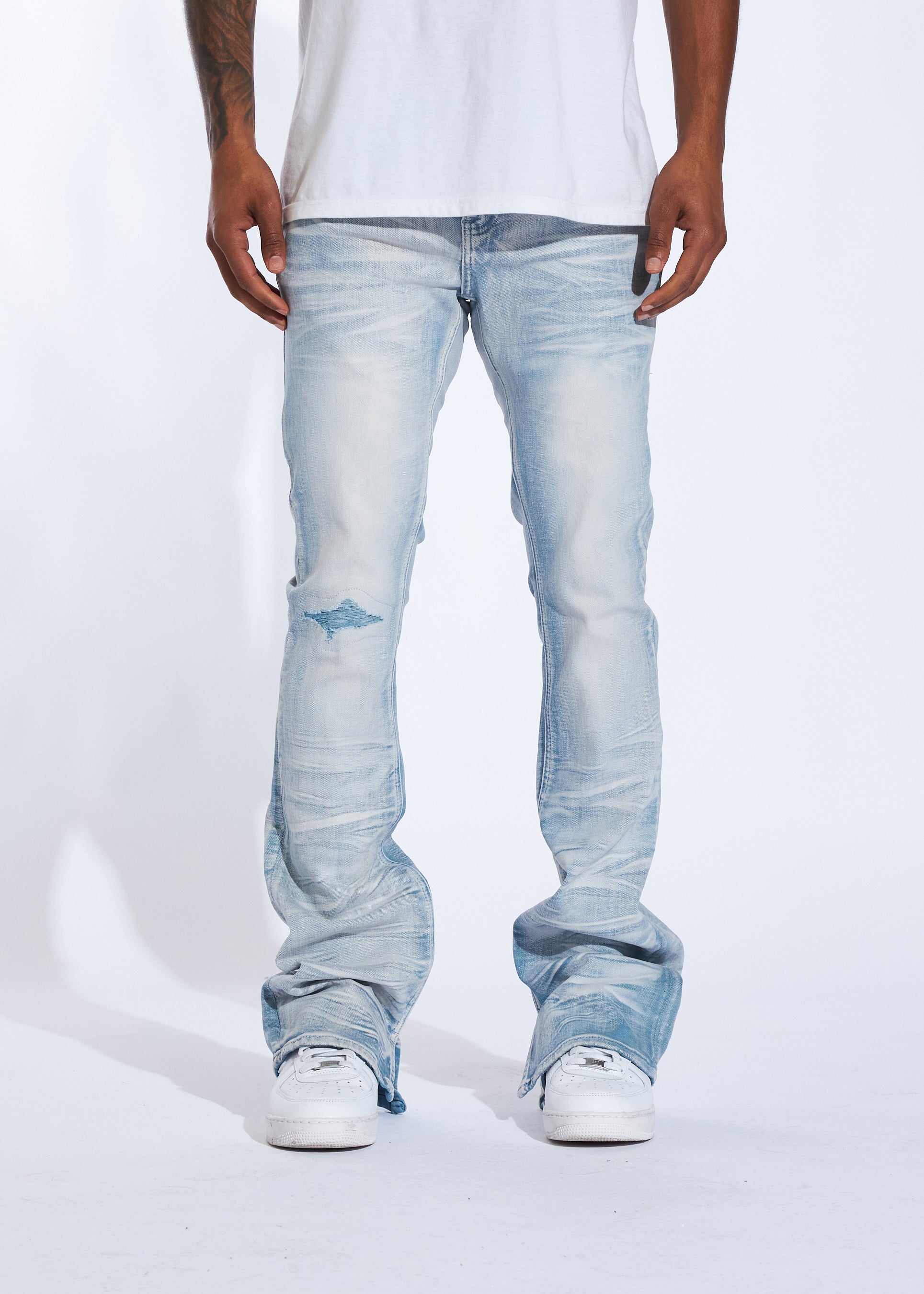 Big And Tall Heavy Rip & Repair Jeans - Timber – SMOKERISENY.COM